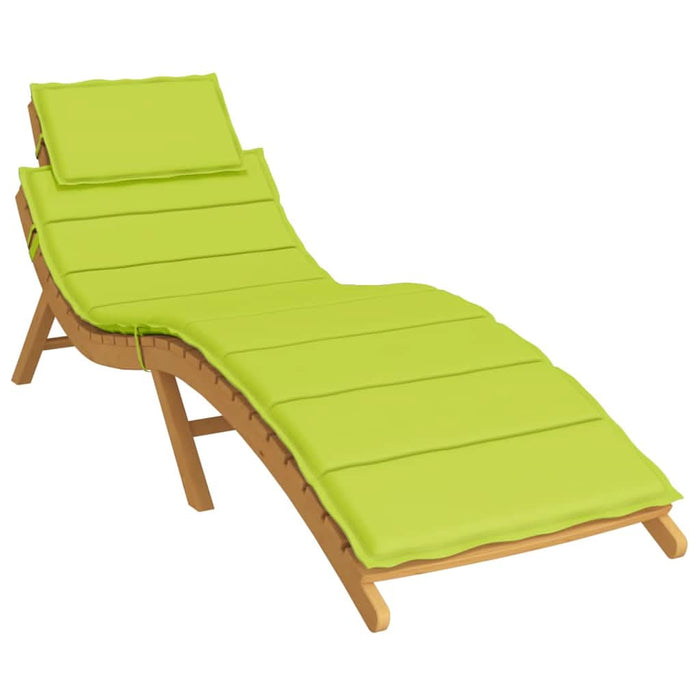 Pernă de șezlong, verde aprins, 186x58x3 cm, textil oxford - WALTI WALTI