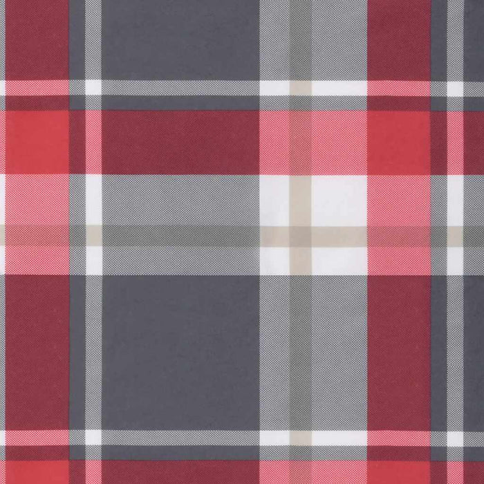 Pernă de șezlong, roșu carouri, 186x58x3 cm, textil oxford - WALTI WALTI
