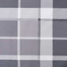 Pernă de șezlong, gri carouri, 186x58x3 cm, textil oxford - WALTI WALTI