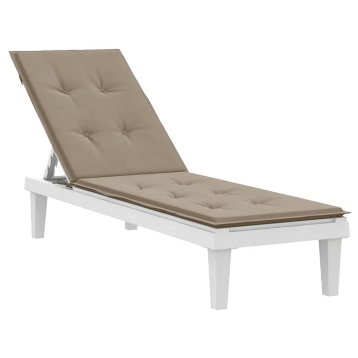 Pernă de șezlong, gri taupe, (75+105)x50x4 cm - WALTI WALTI