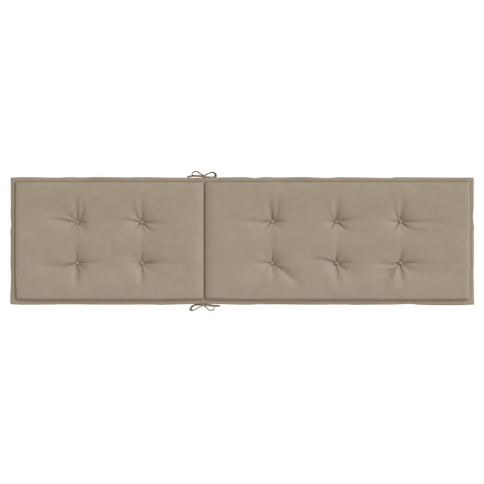 Pernă de șezlong, gri taupe, (75+105)x50x4 cm - WALTI WALTI