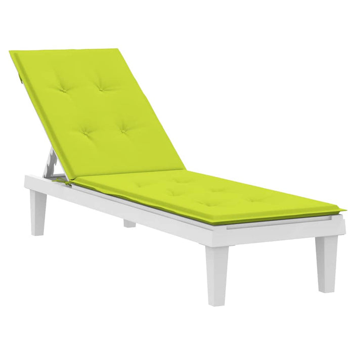 Pernă de șezlong, verde aprins, (75 + 105) x 50 x 4 cm WALTI
