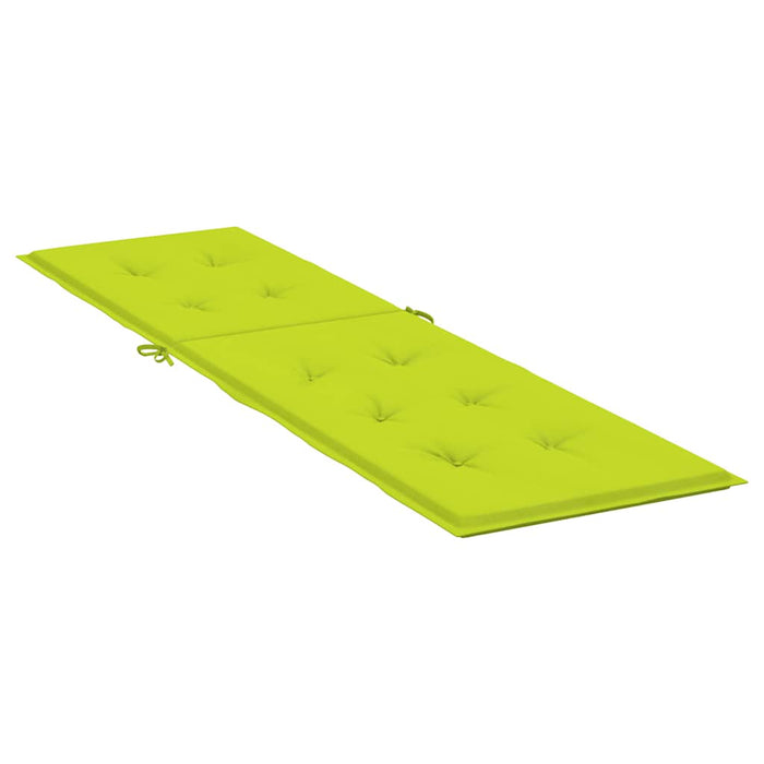 Pernă de șezlong, verde aprins, (75 + 105) x 50 x 4 cm WALTI