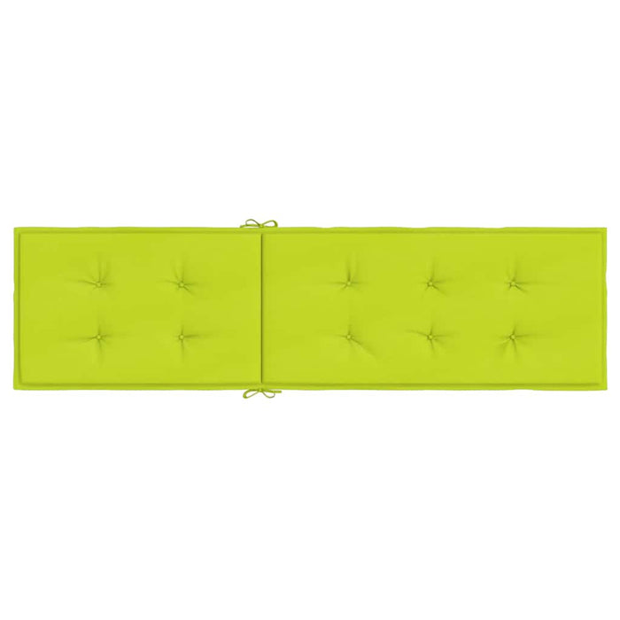 Pernă de șezlong, verde aprins, (75 + 105) x 50 x 4 cm WALTI