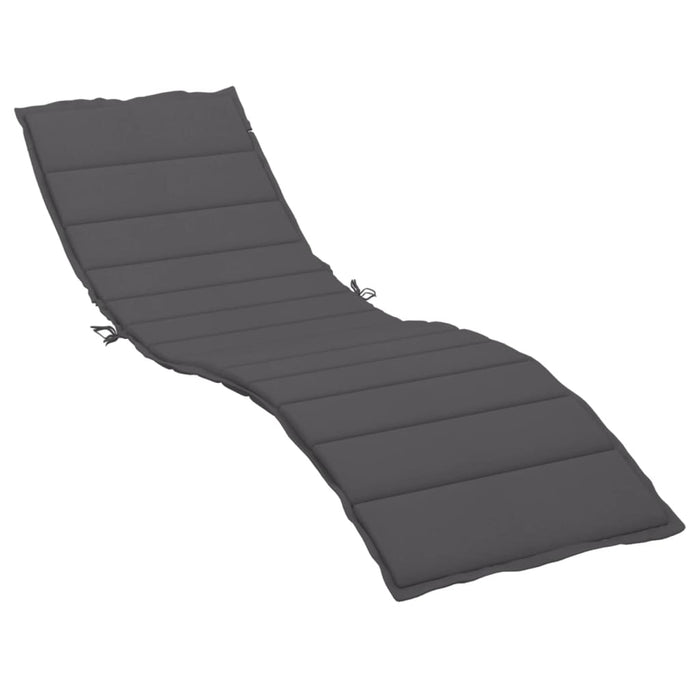 Pernă de șezlong, antracit, 200x50x3 cm, textil oxford - WALTI WALTI