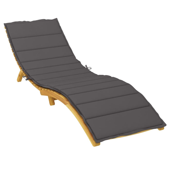 Pernă de șezlong, antracit, 200x50x3 cm, textil oxford - WALTI WALTI