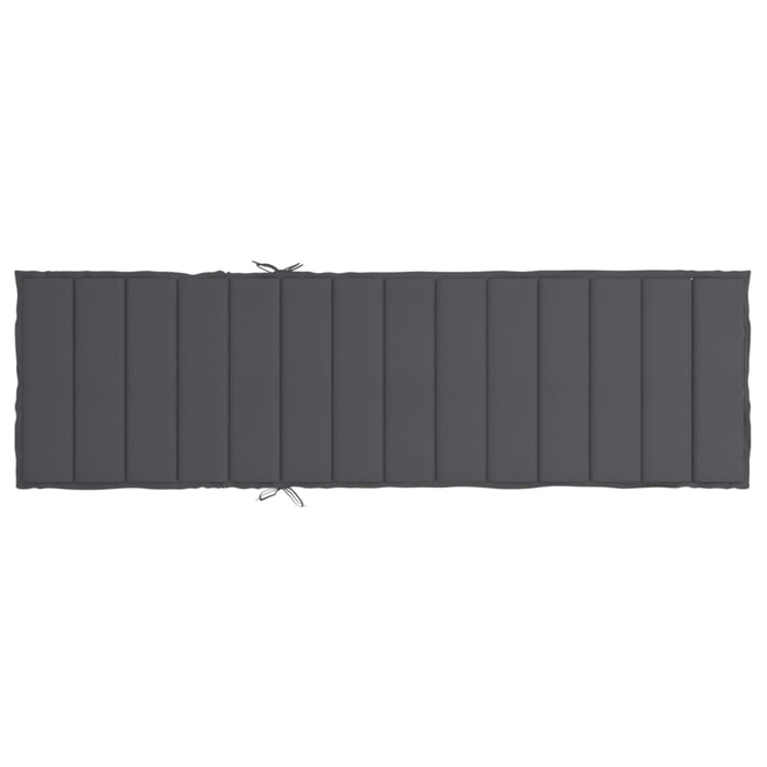 Pernă de șezlong, antracit, 200x50x3 cm, textil oxford - WALTI WALTI