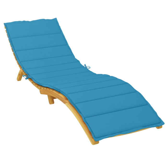 Pernă de șezlong, albastru, 200x50x3 cm, textil oxford - WALTI WALTI