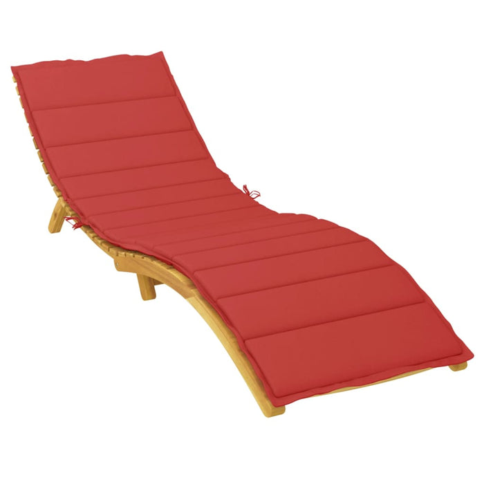 Pernă de șezlong, roșu, 200x50x3 cm, textil oxford - WALTI WALTI