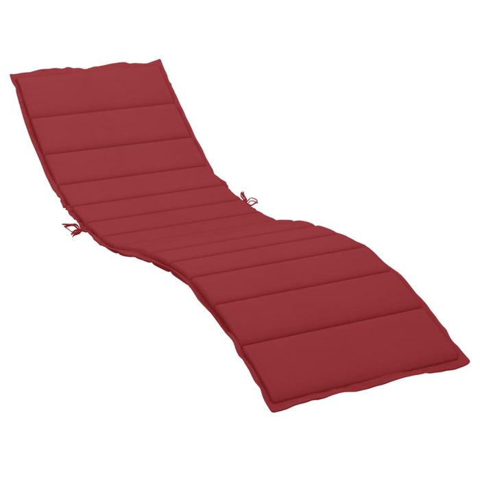 Pernă de șezlong, roșu vin, 200x50x3 cm, textil oxford - WALTI WALTI