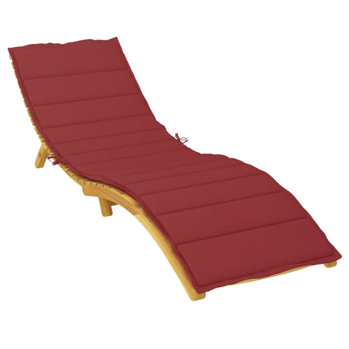 Pernă de șezlong, roșu vin, 200x50x3 cm, textil oxford - WALTI WALTI