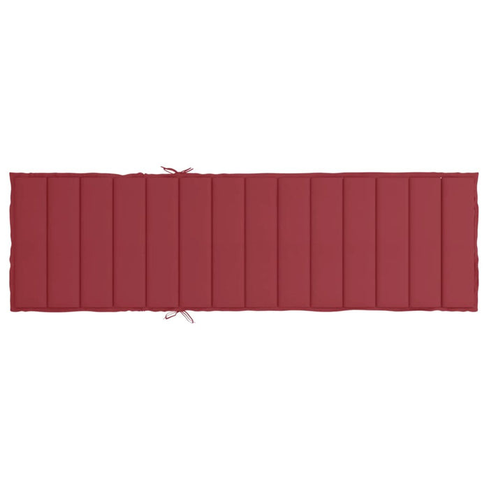 Pernă de șezlong, roșu vin, 200x50x3 cm, textil oxford - WALTI WALTI