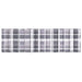 Pernă de șezlong, gri carouri, 200x50x3 cm, textil Oxford - WALTI WALTI