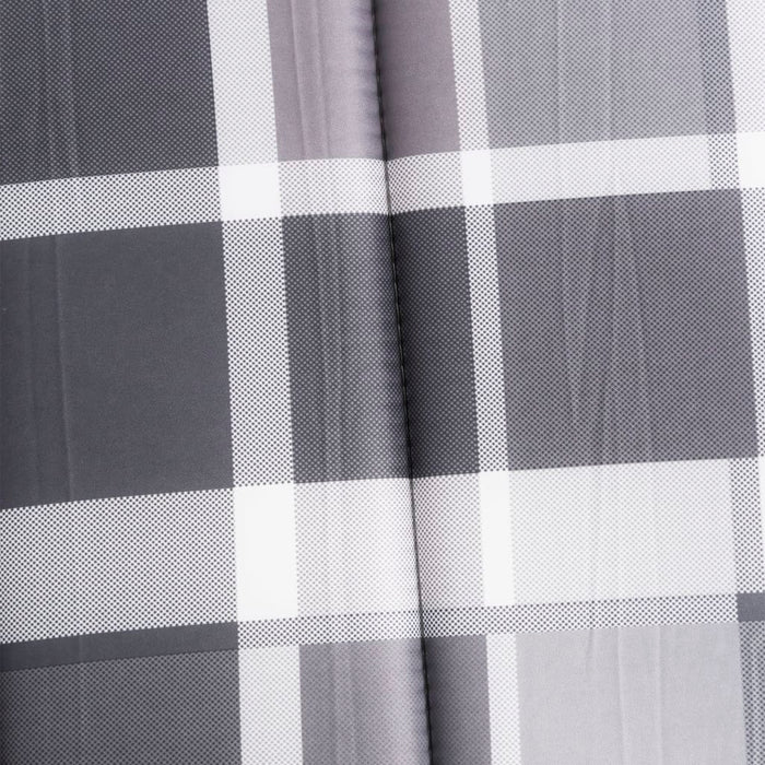 Pernă de șezlong, gri carouri, 200x50x3 cm, textil Oxford - WALTI WALTI