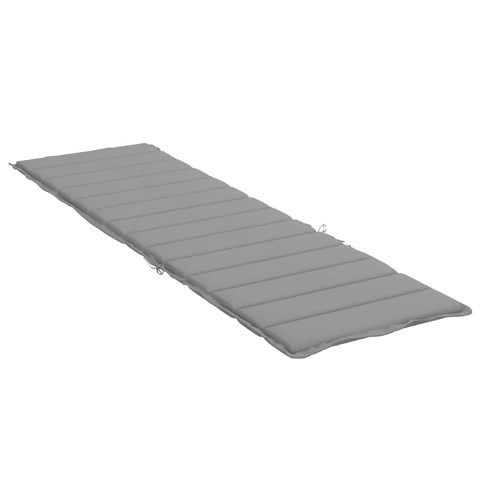 Pernă de șezlong, gri, 200x60x3 cm, textil oxford - WALTI WALTI