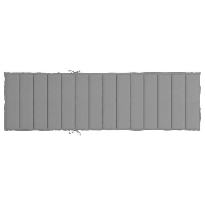 Pernă de șezlong, gri, 200x60x3 cm, textil oxford - WALTI WALTI