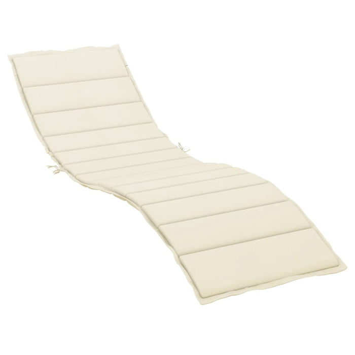 Pernă de șezlong, crem, 200x60x3 cm, textil oxford - WALTI WALTI