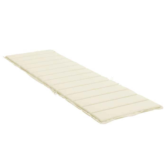 Pernă de șezlong, crem, 200x60x3 cm, textil oxford - WALTI WALTI