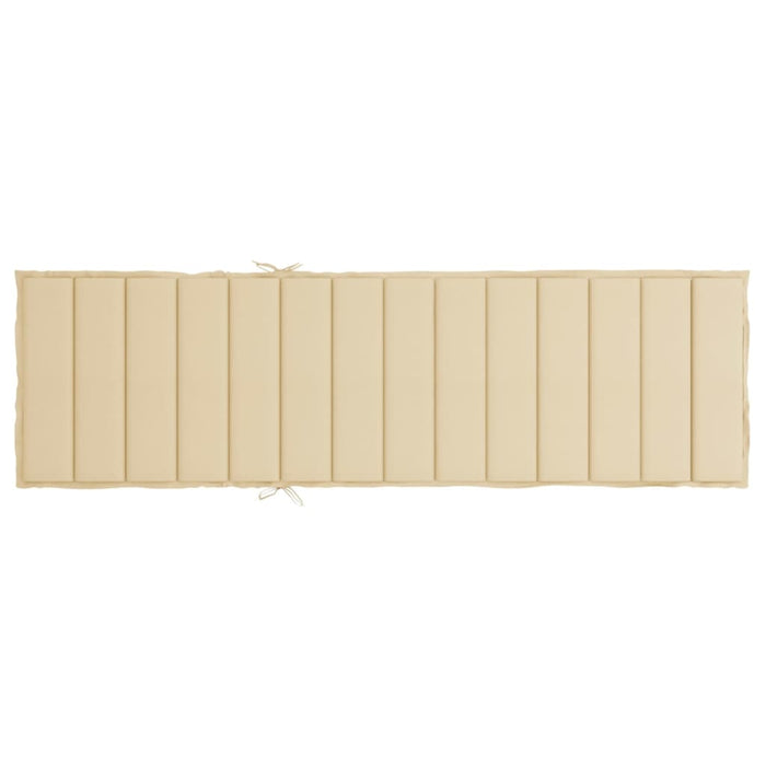 Pernă de șezlong, bej, 200x60x3 cm, textil oxford - WALTI WALTI