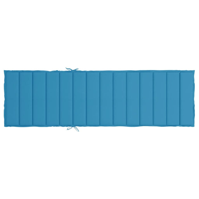 Pernă de șezlong, albastru, 200x60x3 cm, textil oxford - WALTI WALTI