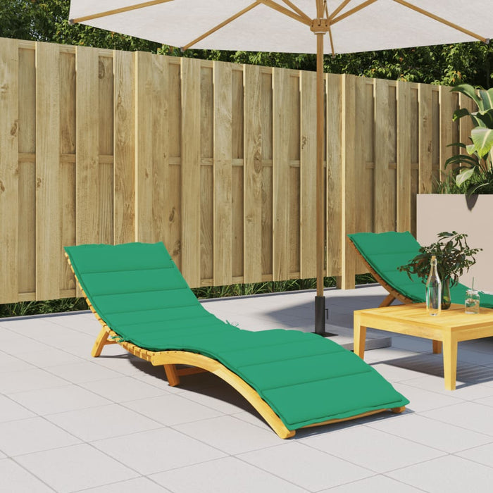 Pernă de șezlong, verde, 200x60x3 cm, textil oxford - WALTI WALTI