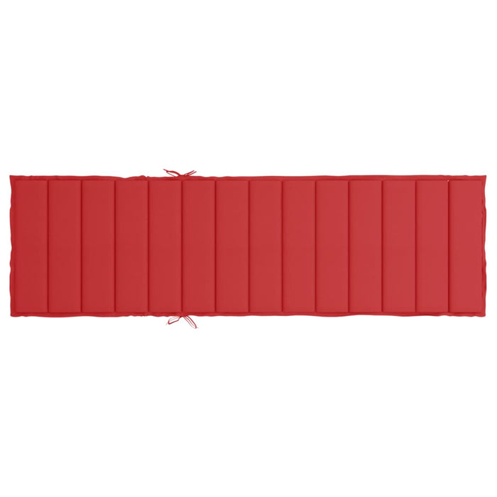 Pernă de șezlong, roșu, 200x60x3 cm, textil oxford - WALTI WALTI