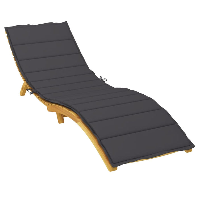 Pernă de șezlong, negru, 200x60x3 cm, textil oxford - WALTI WALTI