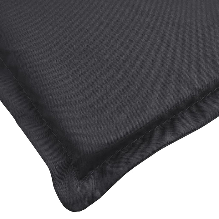 Pernă de șezlong, negru, 200x60x3 cm, textil oxford - WALTI WALTI