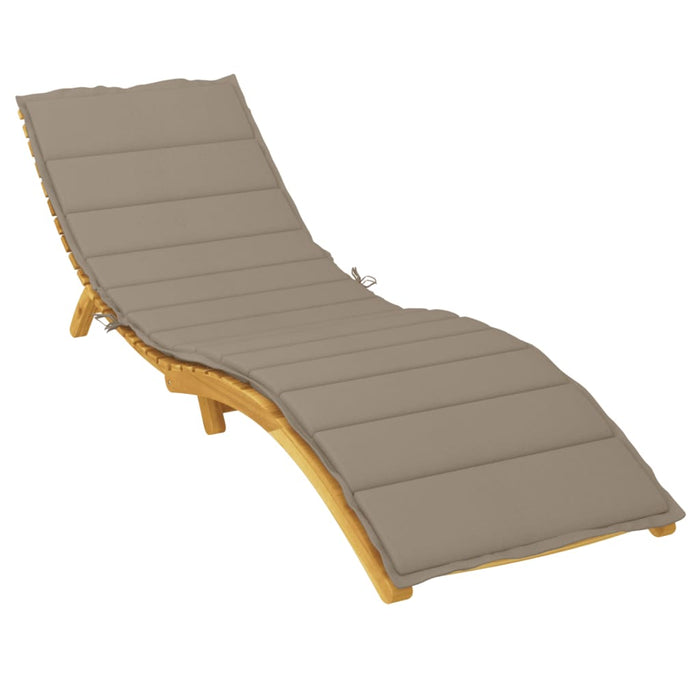 Pernă de șezlong, gri taupe, 200x60x3 cm, textil oxford - WALTI WALTI