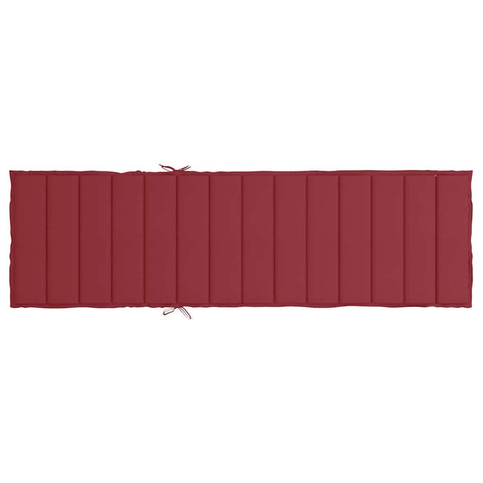 Pernă de șezlong, roșu vin, 200x60x3 cm, textil oxford - WALTI WALTI