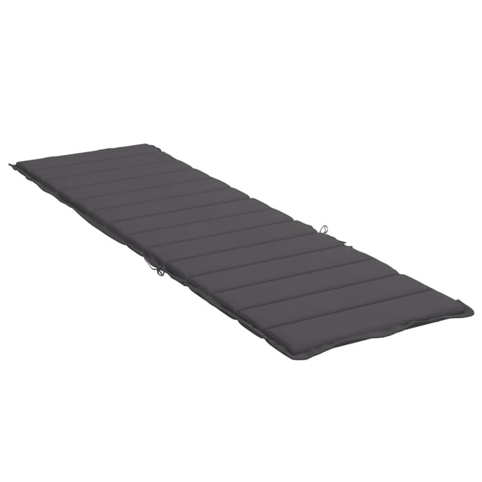 Pernă de șezlong, antracit, 200x70x3 cm, textil oxford - WALTI WALTI