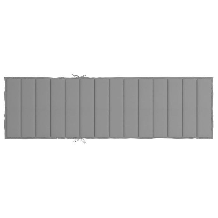 Pernă de șezlong, gri, 200x70x3 cm, textil oxford - WALTI WALTI