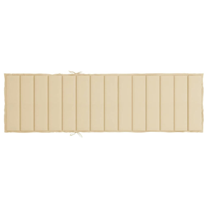 Pernă de șezlong, bej, 200x70x3 cm, textil oxford - WALTI WALTI