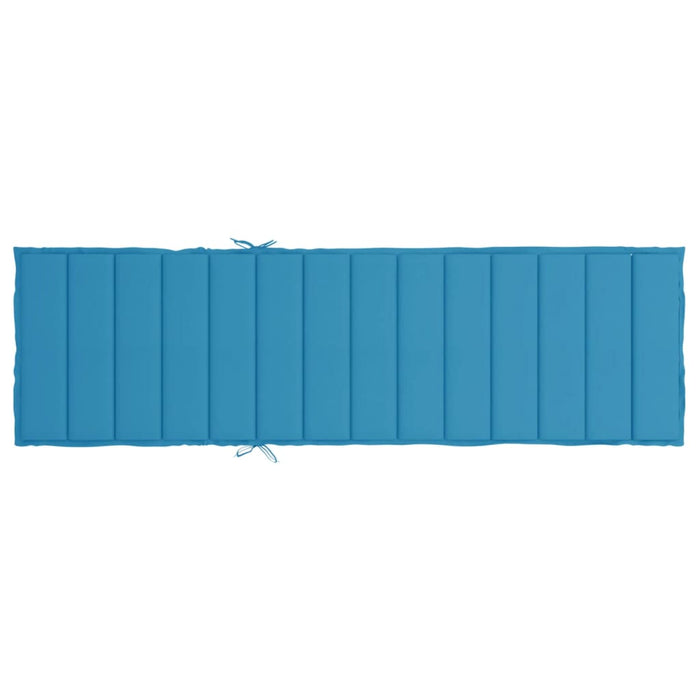 Pernă de șezlong, albastru, 200x70x3 cm, textil oxford - WALTI WALTI