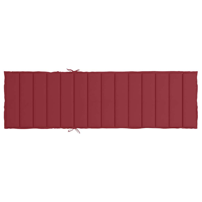 Pernă de șezlong, roșu vin, 200x70x3 cm, textil oxford - WALTI WALTI