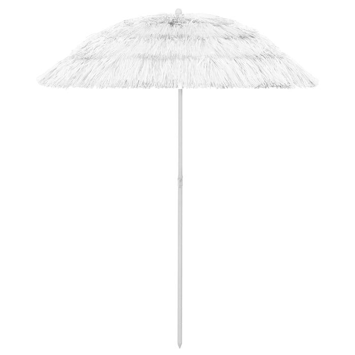 Umbrelă de soare de plajă Hawaii, alb, 180 cm - WALTI WALTI