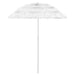 Umbrelă de soare de plajă Hawaii, alb, 180 cm - WALTI WALTI