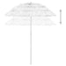 Umbrelă de soare de plajă Hawaii, alb, 180 cm - WALTI WALTI