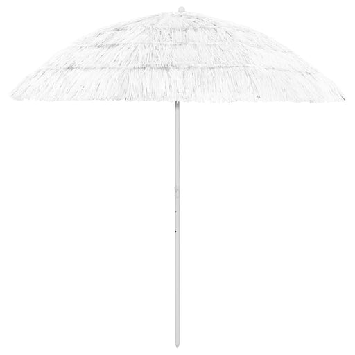 Umbrelă de soare de plajă Hawaii, alb, 240 cm - WALTI WALTI