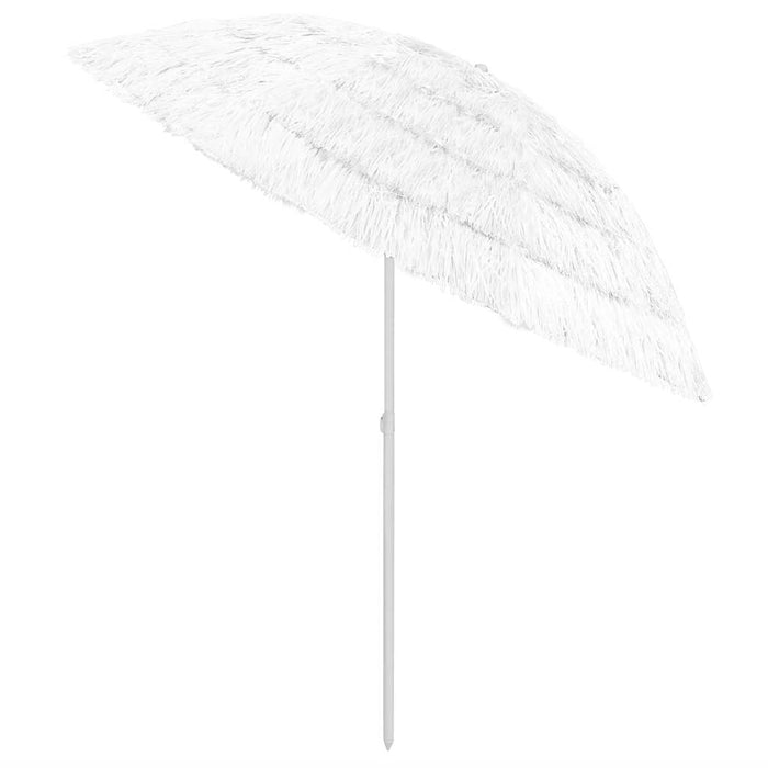 Umbrelă de soare de plajă Hawaii, alb, 240 cm - WALTI WALTI