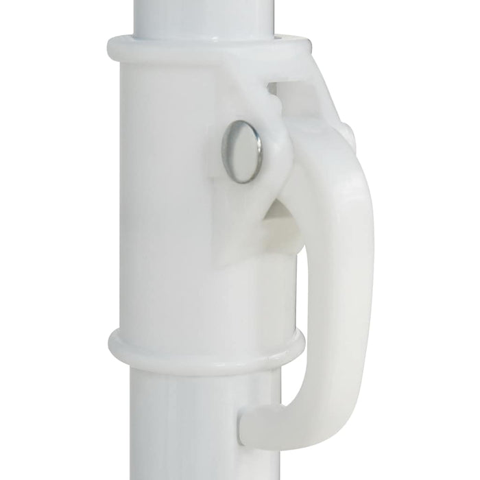 Umbrelă de soare de plajă Hawaii, alb, 240 cm - WALTI WALTI