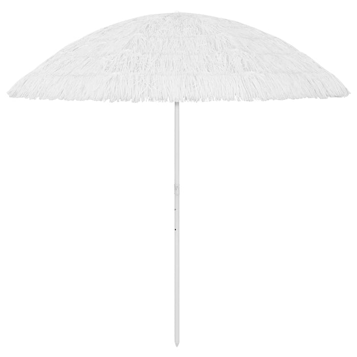 Umbrelă de soare de plajă Hawaii, alb, 300 cm - WALTI WALTI
