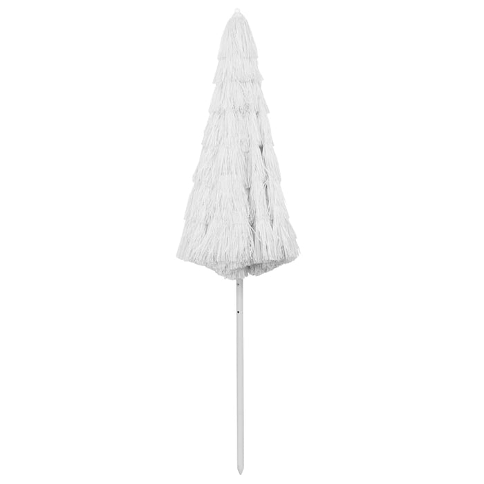 Umbrelă de soare de plajă Hawaii, alb, 300 cm - WALTI WALTI