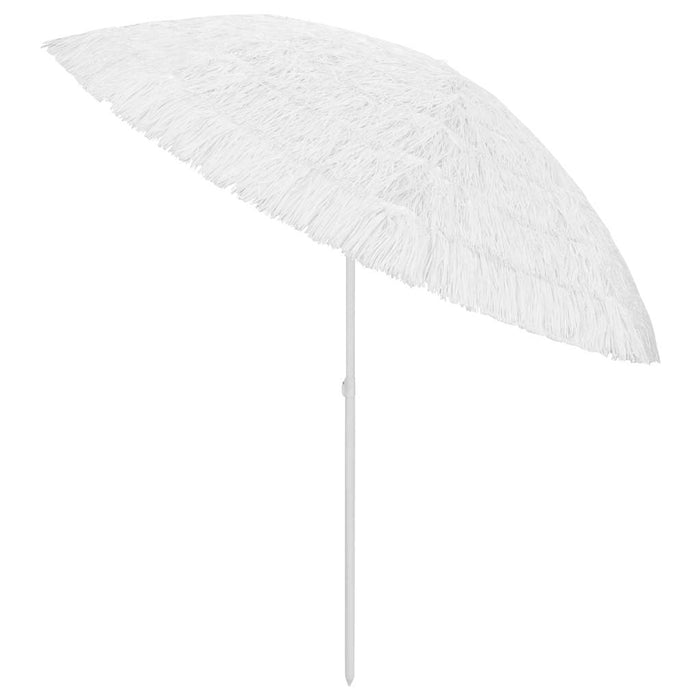 Umbrelă de soare de plajă Hawaii, alb, 300 cm - WALTI WALTI