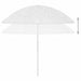 Umbrelă de soare de plajă Hawaii, alb, 300 cm - WALTI WALTI