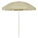 Umbrelă de soare de plajă, galben nisipiu, 240 cm - WALTI WALTI