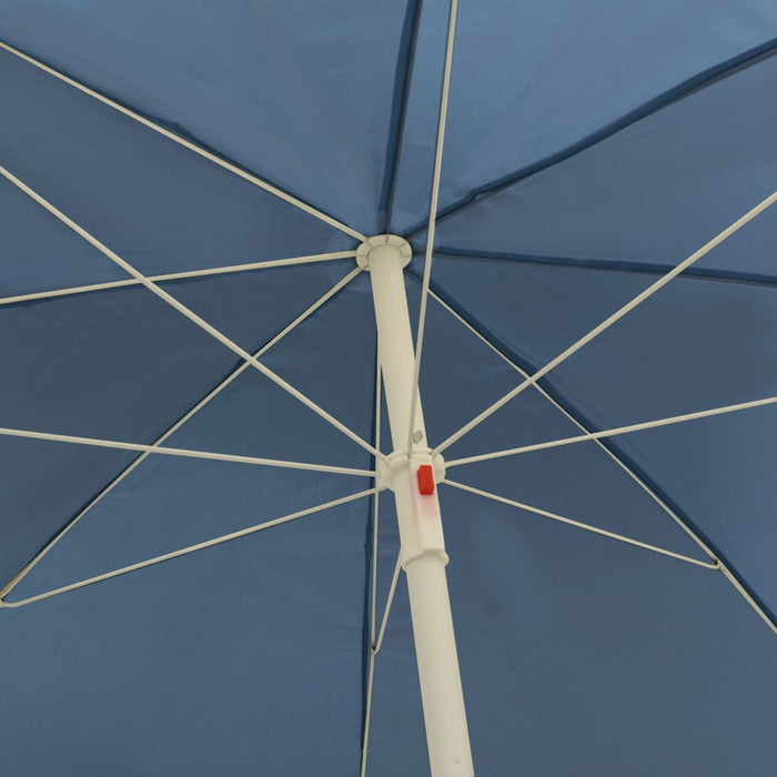 Umbrelă de soare de plajă, albastru, 240 cm WALTI