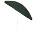 Umbrelă de soare de plajă, verde, 240 cm - WALTI WALTI