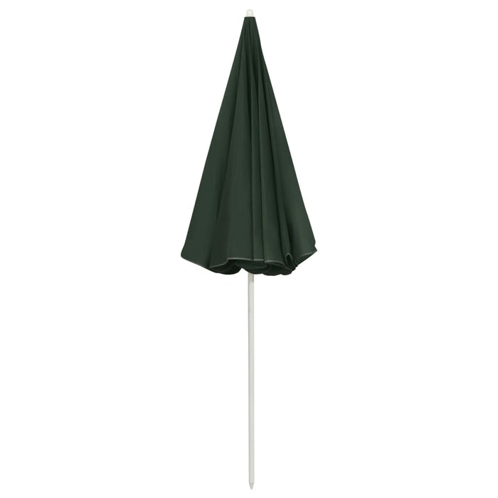 Umbrelă de soare de plajă, verde, 240 cm - WALTI WALTI
