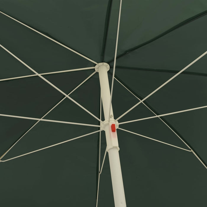 Umbrelă de soare de plajă, verde, 240 cm - WALTI WALTI